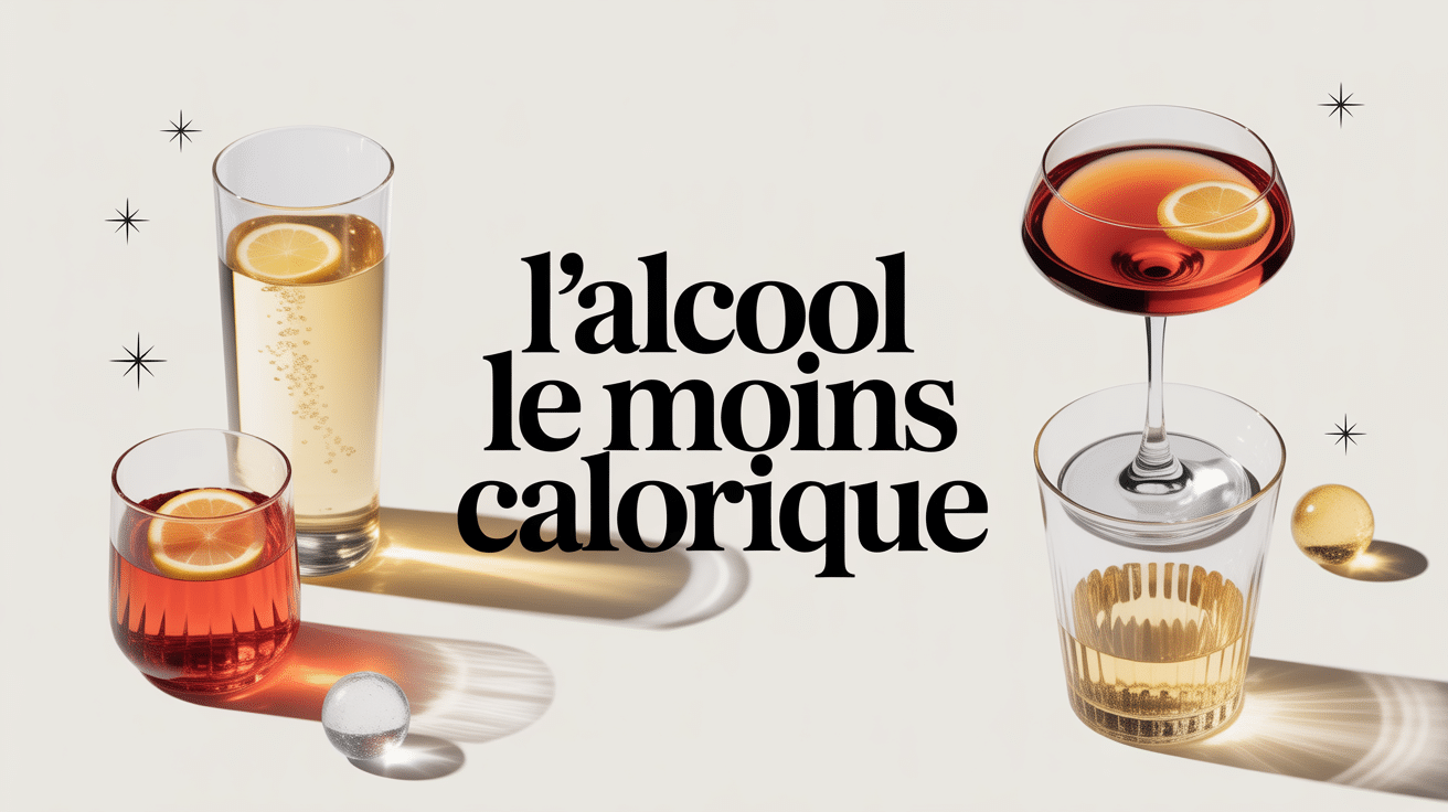 alcools le moins calorique boissons claires compositon élégante