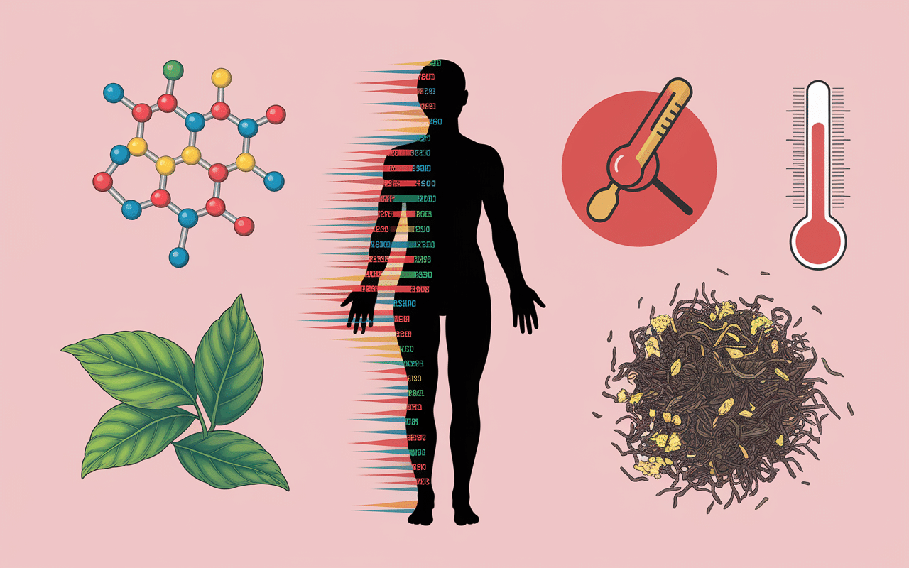 Illustration métabolique Matcha Slim