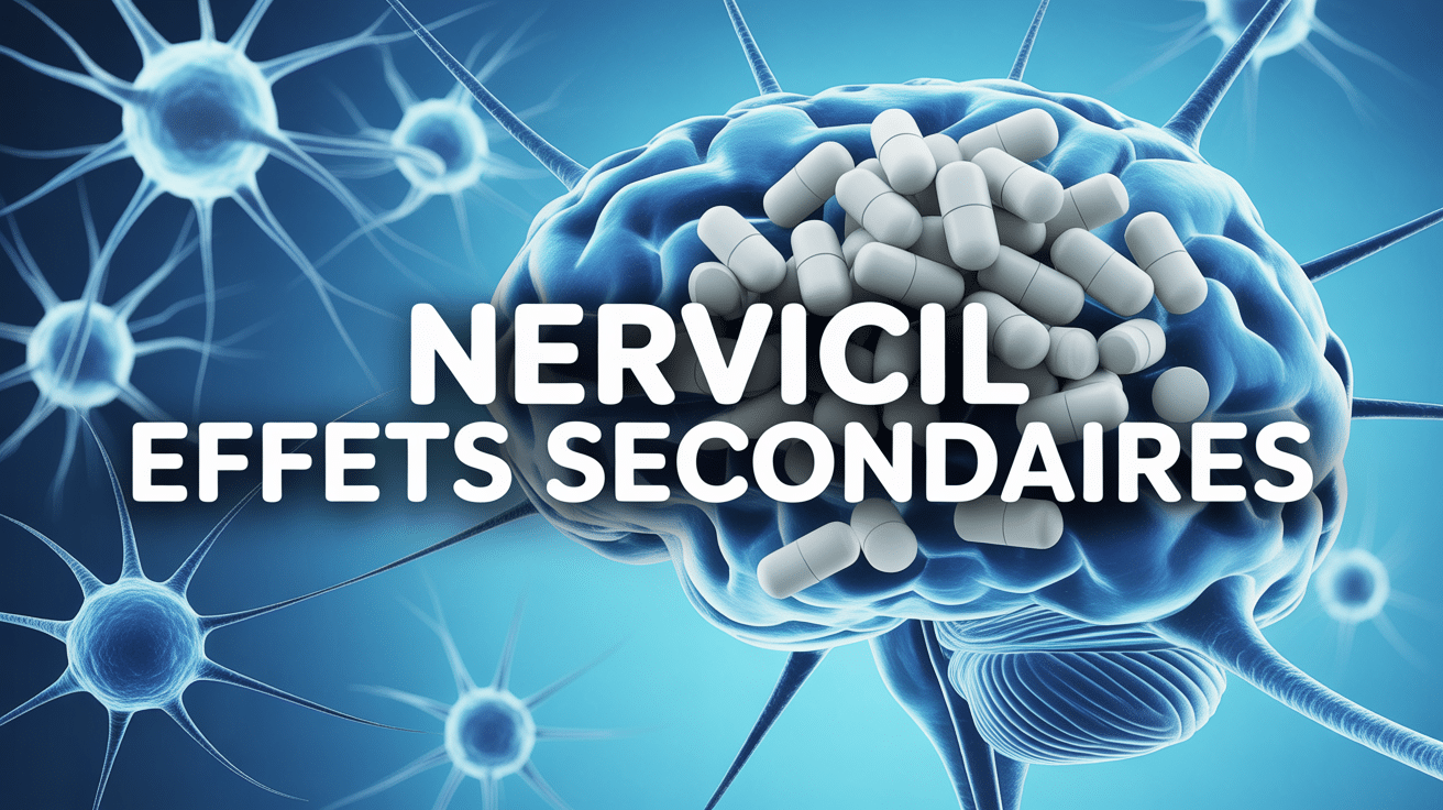 Nervicil effets secondaires pilules cerveau illustration