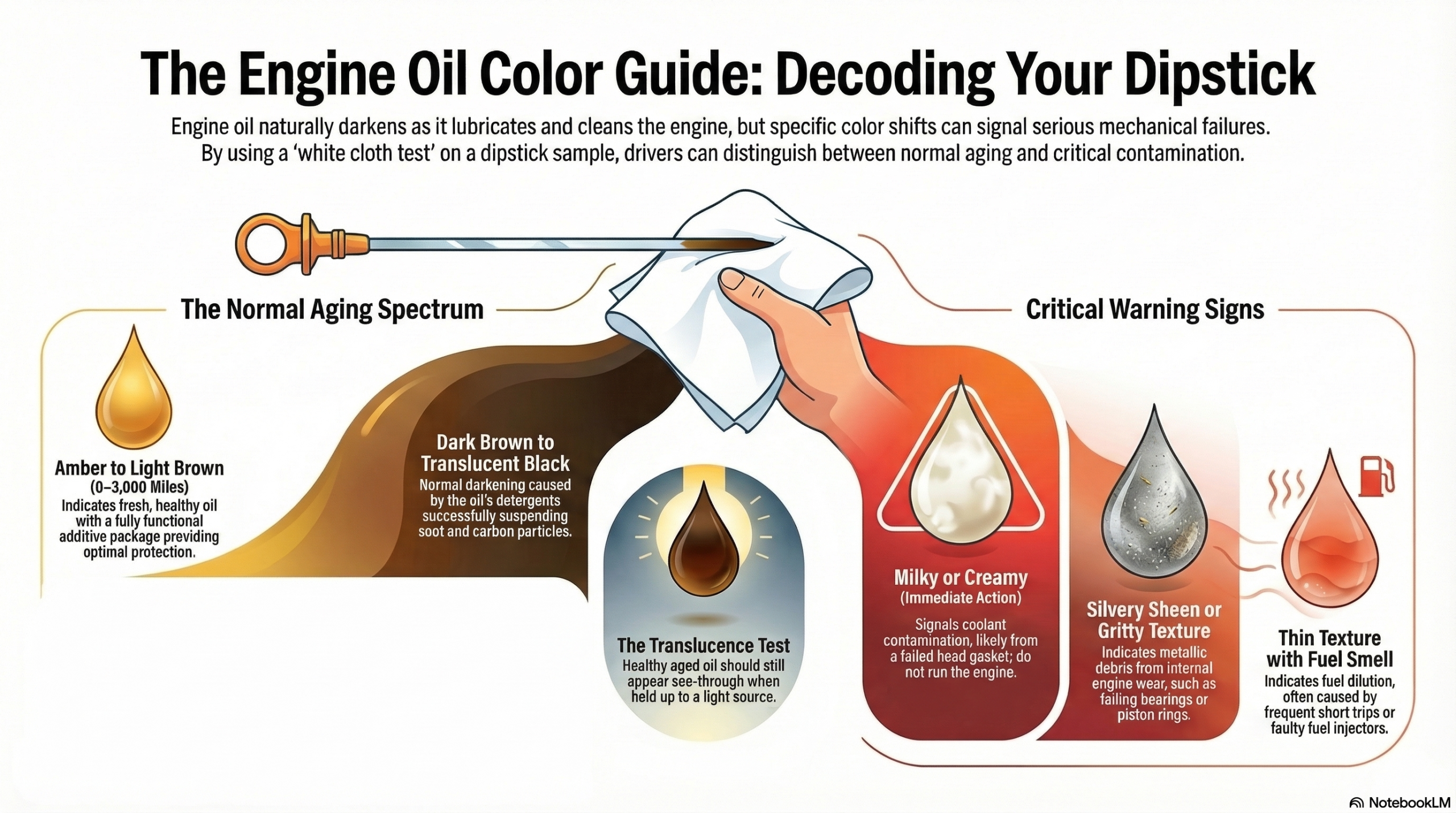The Engine Oil Color and Condition Diagnostic Guide