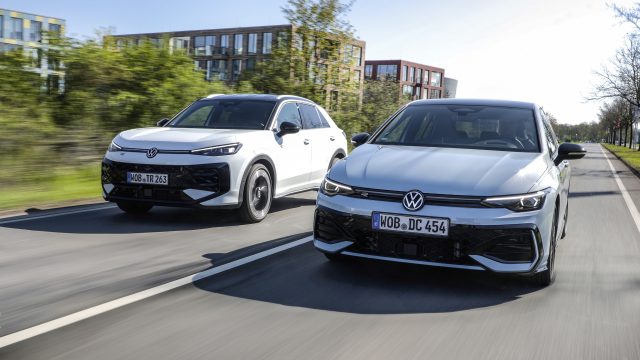 Volkswagen T-Roc and Golf
