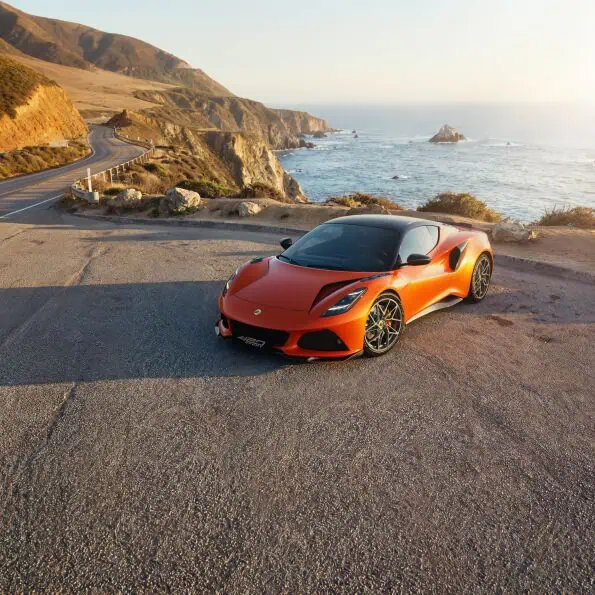 Lotus Emira 420 Sport front three quarter view