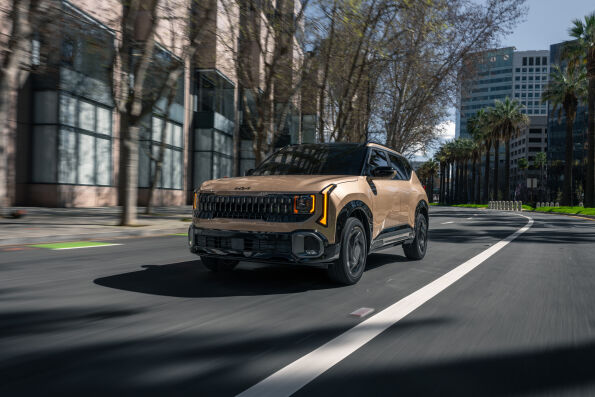 The all-new 2027 Kia Seltos compact SUV shown from the front