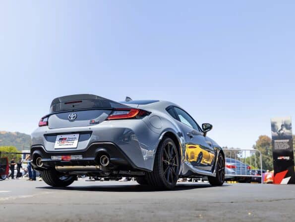 2027 Toyota GR86 rear-wheel-drive sports car side profile
