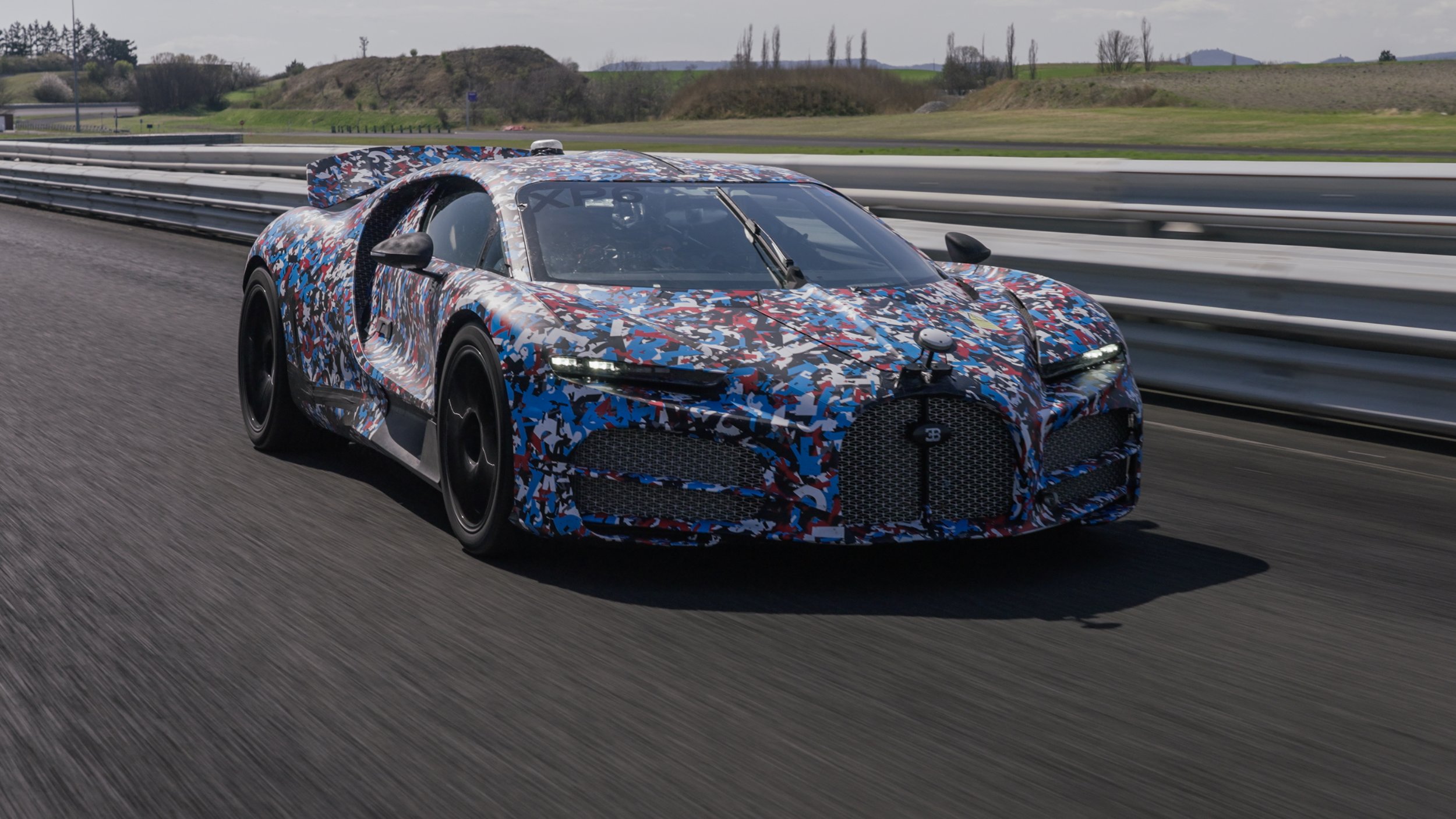 Bugatti Tourbillon prototype testing