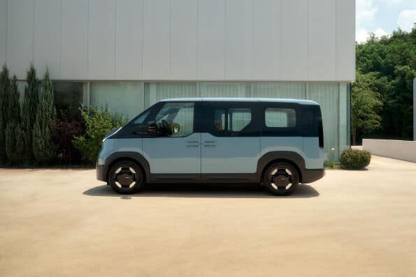 Kia PV5 Passenger 7-seat interior with three rows of seating