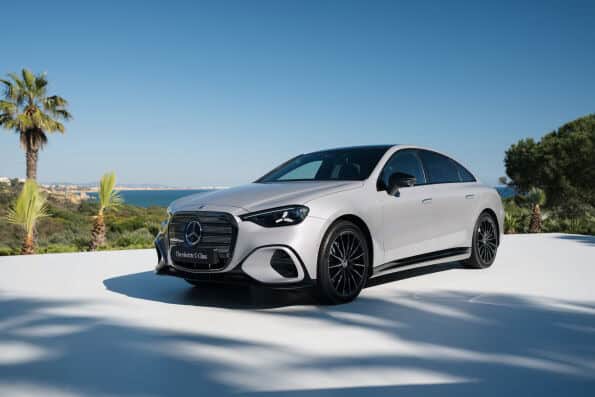 Electric Mercedes-Benz GLC interior and MBUX Hyperscreen