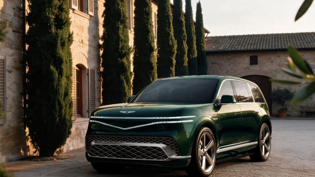Genesis GV90 flagship electric SUV exterior