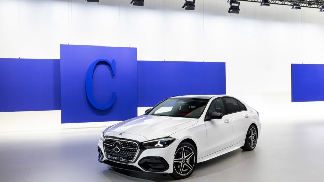 The new Mercedes-Benz C-Class (European model shown)