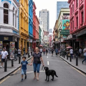 Family moving into a new home with a reliable moving crew, symbolizing trust in moving company reviews