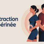 comment contracter le périnée, silhouette homme femme zone pelvienne