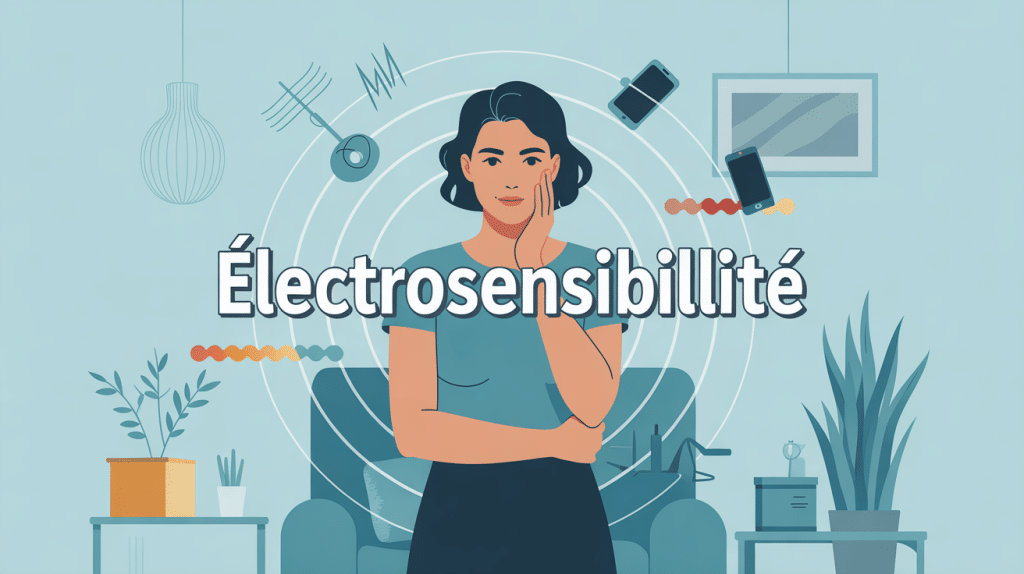 électrosensibilité traitement naturel illustration calme