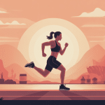 Faire du sport à jeun illustration énergie matin