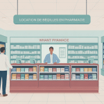 location béquille pharmacie sans ordonnance présentoir