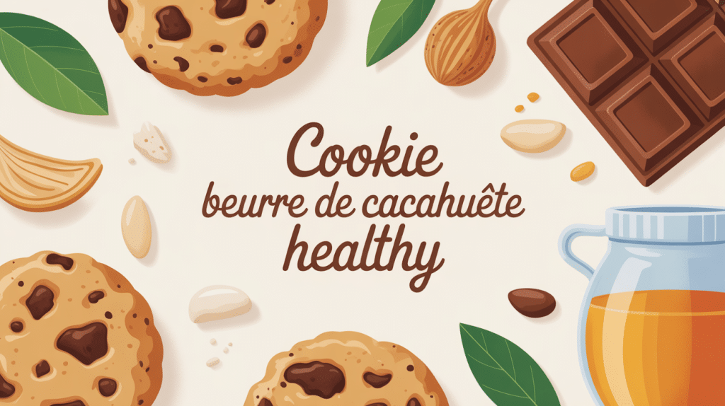 recette cookie beurre de cacahuete healthy avec ingrédients naturels