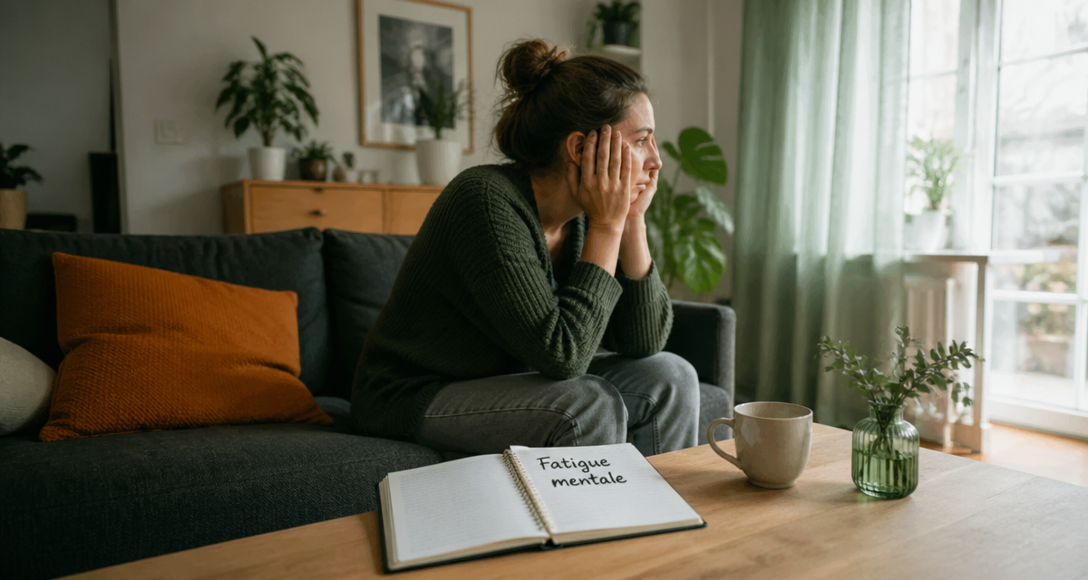 retrouver de l energie mentale femme fatiguée