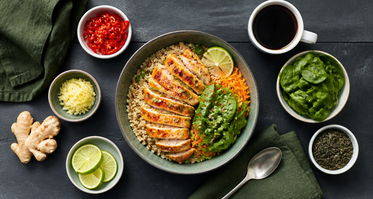 aliments qui boostent le métabolisme sur table ardoise