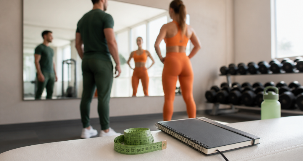 Je ne perds pas de poids mais je m affine homme femme miroir