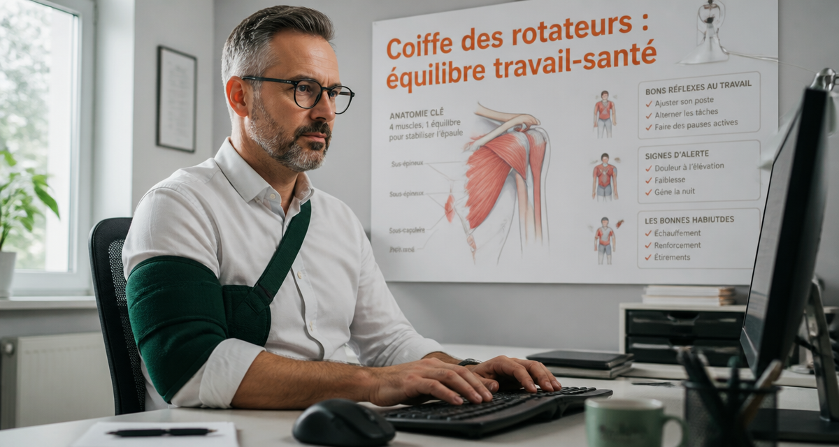 peut on travailler avec une rupture de la coiffe au travail