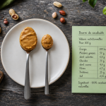 1 cuillere de beurre de cacahuete calories sur assiette