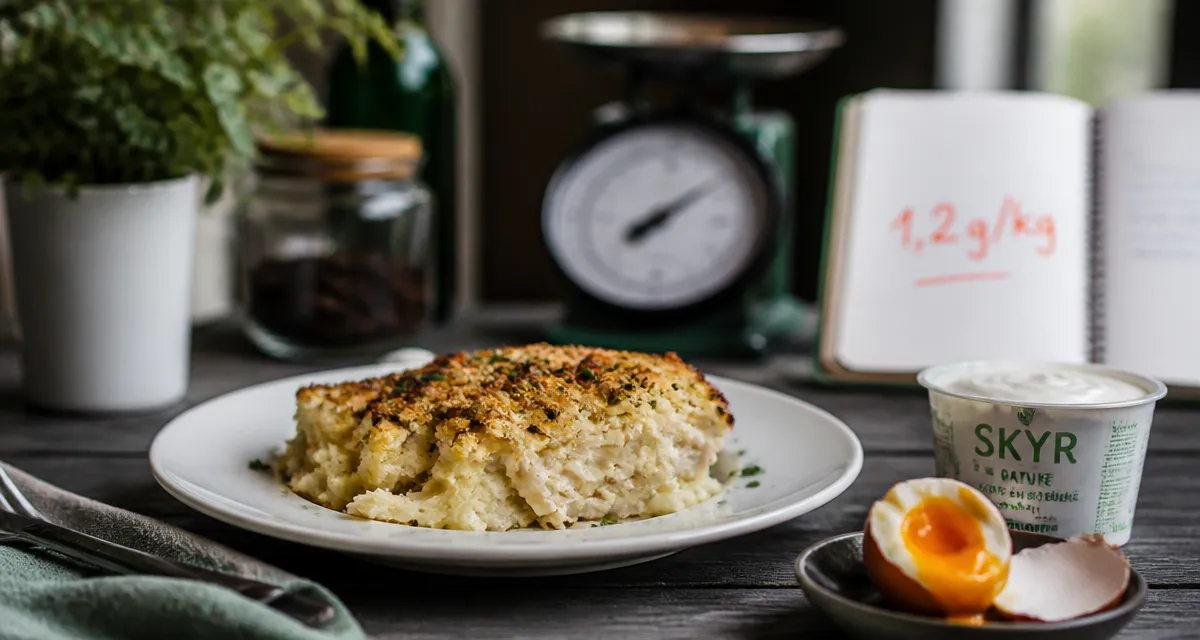Aliments riches en proteines pour personnes agees : 1,2 g/kg sur assiette