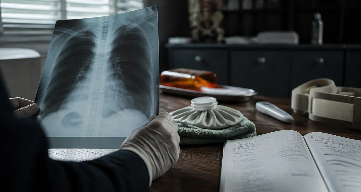 Douleur aux côtes après chute : radiographie pour rechercher une fracture