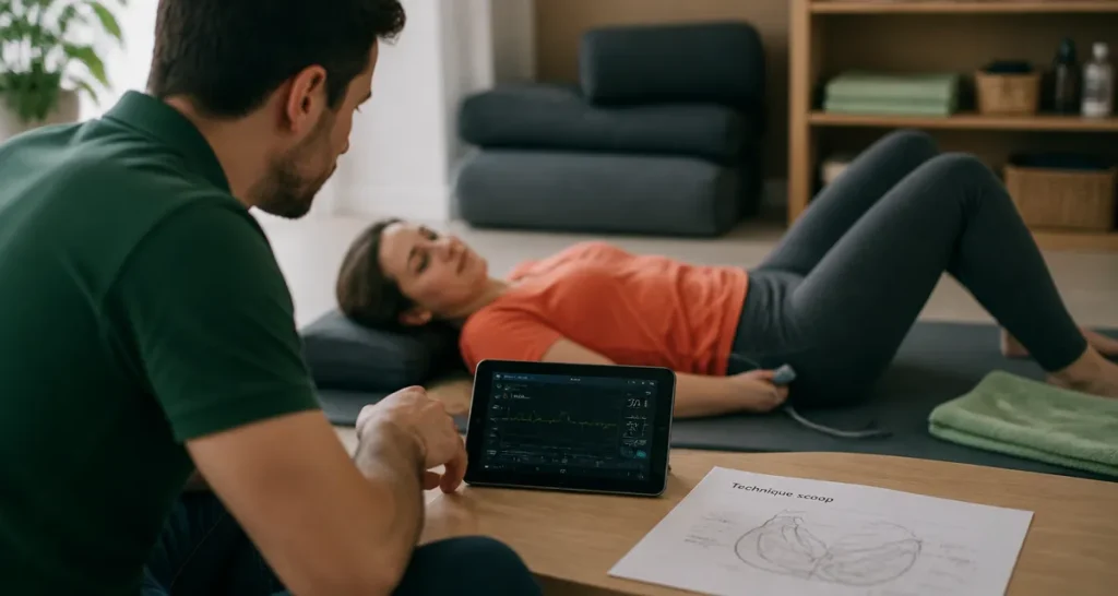 Que veut dire scoop en kinésithérapie périnée ? séance biofeedback