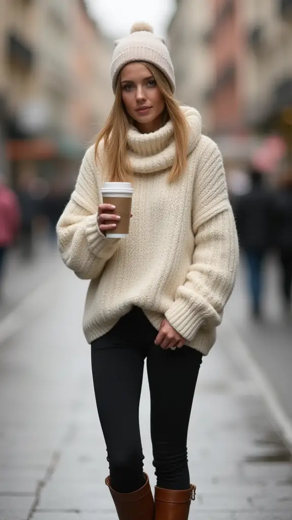15 Stylish Leggings Outfits for Winter