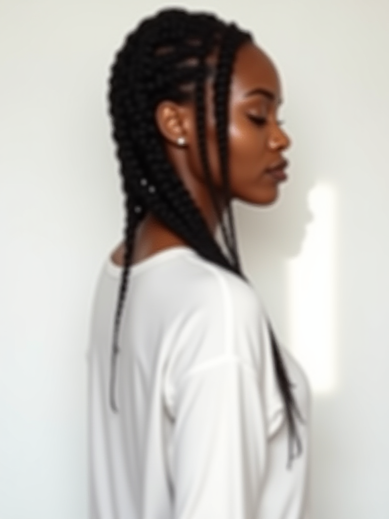 15 All Back Cornrows Hairstyles for a Sleek and Simple Style