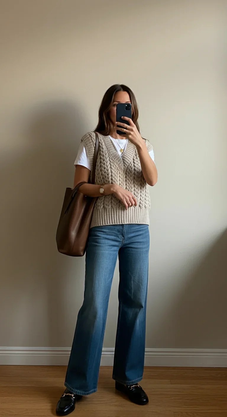 Printed Mesh Top and Cargo Skirt