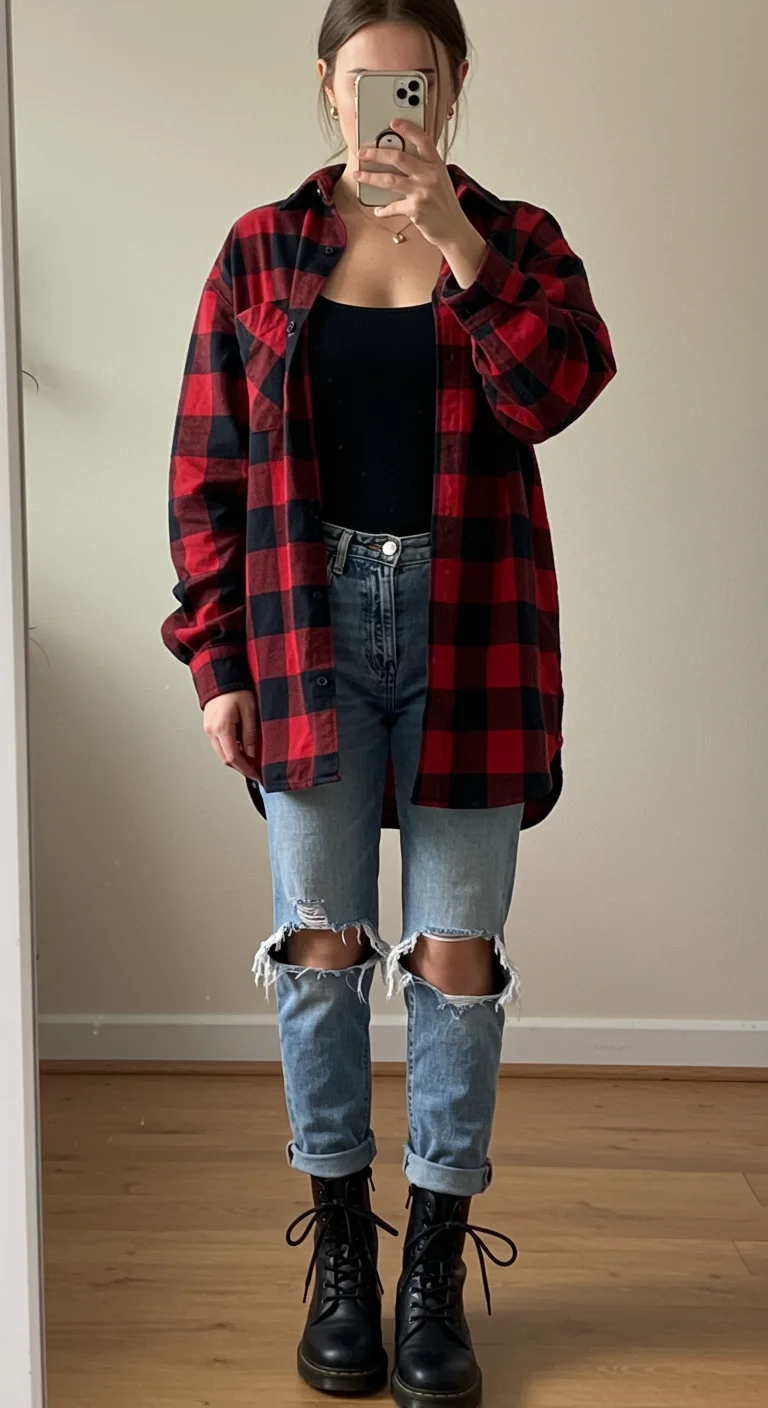 20 Grunge Outfits for That Rebellious Vibe
