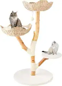 MAU 73" Tall Modern Cat Tree Scratching Tower for Large Cats, Scratching Post Luxury Cat Condo, Cat Tower for multiple cats, Cat Scratching Tree, Cat Condo, Luxury Cat, Cat Gifts by Mau Lifestyle