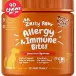 CLICK HERE. AMAZON'S CHOICE. Zesty Paws Dog Allergy Relief- Dog Itching Skin Relief- Dog Probiotics for Itchy Skin and Itchy Ears- Dog Allergy Paw Relief- Dog Allergy Chews- Dog Itch Relief - Dog Skin Allergy Relief