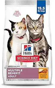 Best vet recommended cat food — Hill’s Science Diet Adult formula for healthy digestion and immune support.