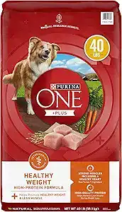 CLICK HERE. BEEPurina ONE Plus Healthy Weight High-Protein Dog Food Dry Formula