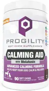 Nootie Progility Daily Calming Aid Chews for Dogs, Advanced Calming Support for Dogs with Melatonin