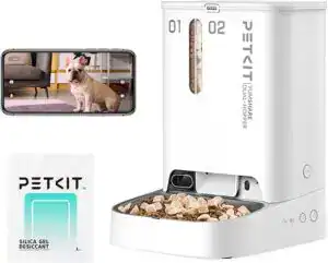 Automatic Cat Dog Feeder with Camera, AI-Powered Motion Capturing,