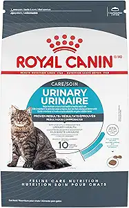 Royal Canin Urinary Care cat food bag for adult cats, formulated to support urinary health and help reduce urinary crystals — best urinary care cat food.