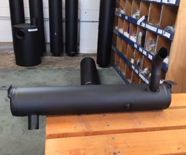 Aluminium vehicle muffler for exhaust system repair and replacement in NZ.