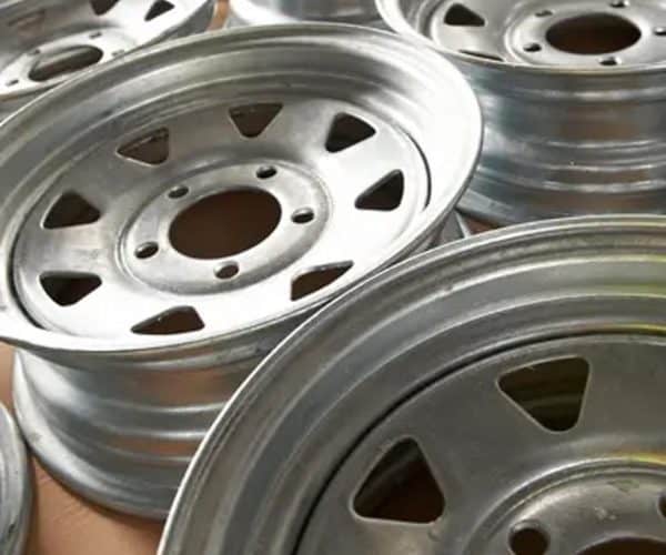 Aluminium vehicle wheel rims for car and truck applications.