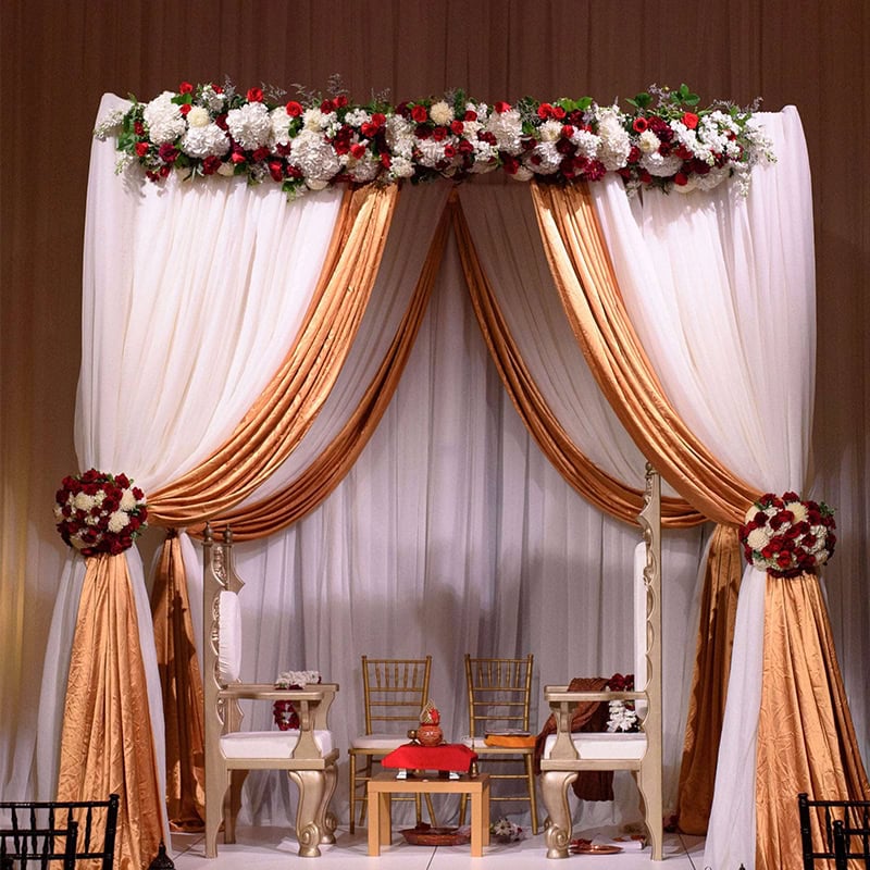 Custom Fabric Mandap