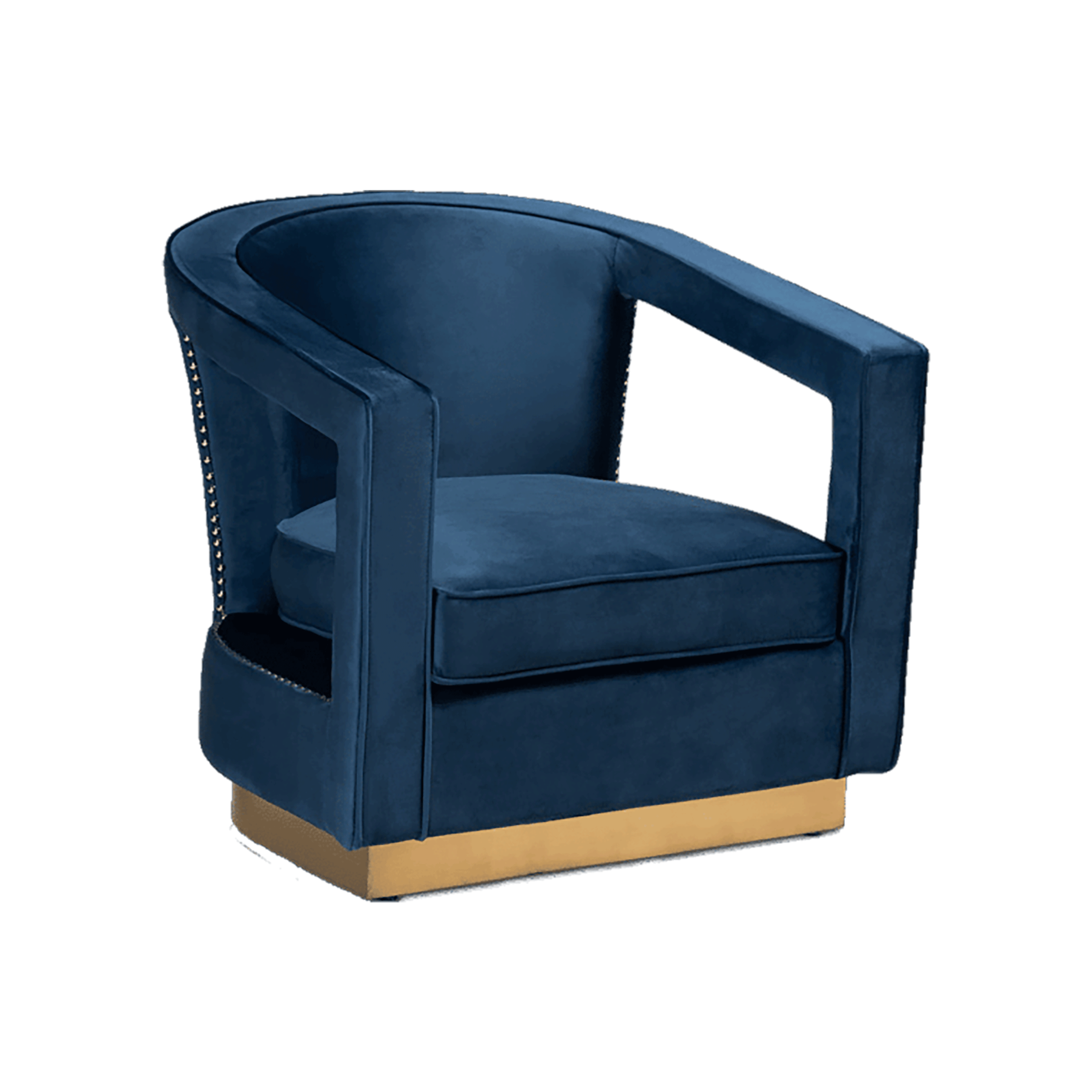 Navy_Blue_Modern_Armchair_Event_Rental_Jacksonville