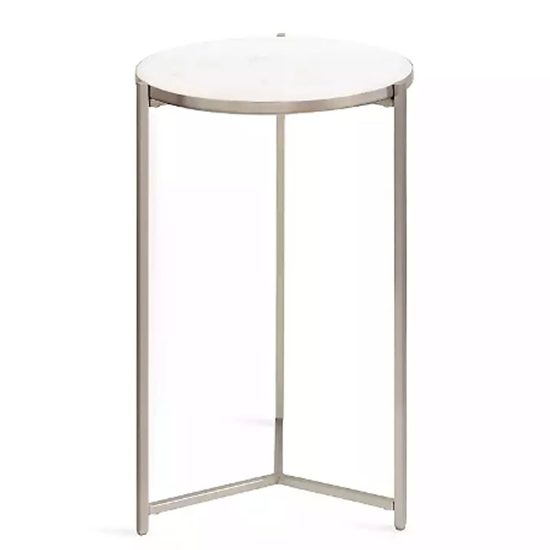 White-And-Gold-End-Table-Event-Rentals-Jacksonville