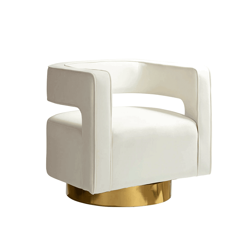 Santorini Chair_White_Leather_Accent_Chair_Event_Rentals_Jacksonville