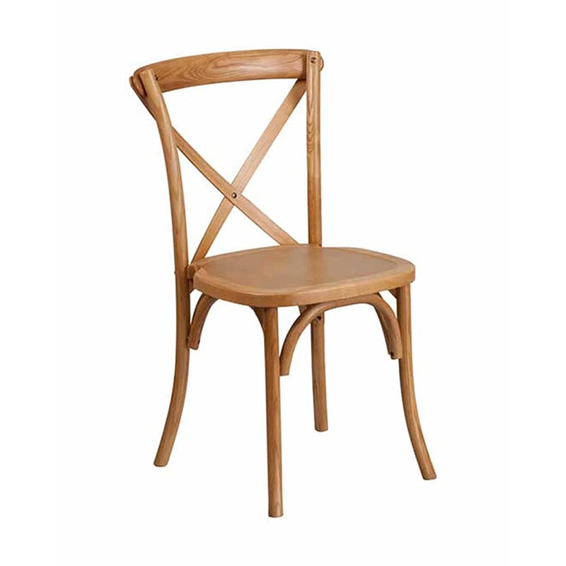 Wooden Cross Back Chair