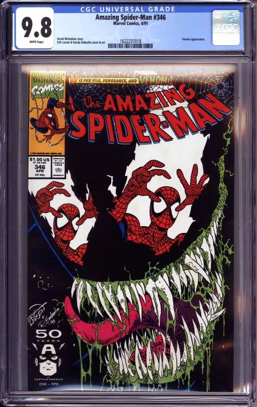 graded comic mystery box venom