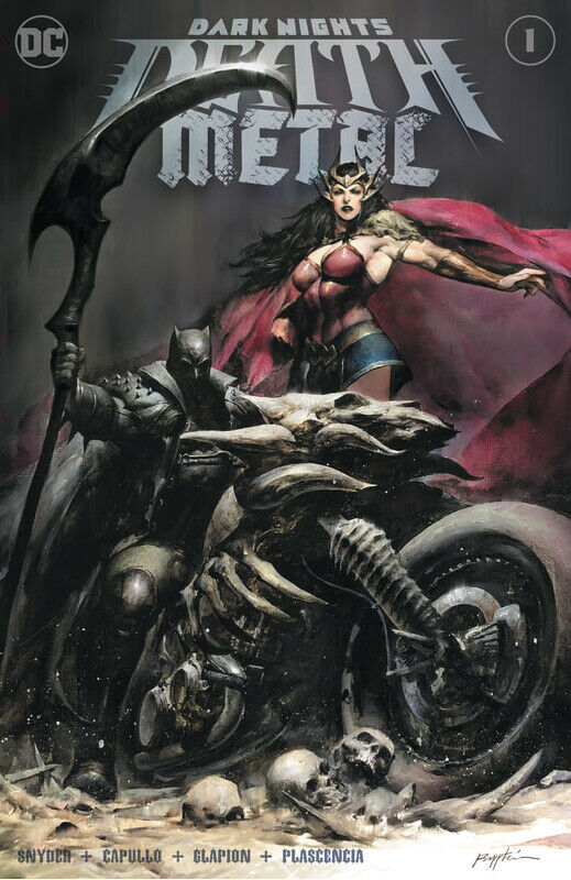 death metal dc comic book with batman and wonder woman on the cover