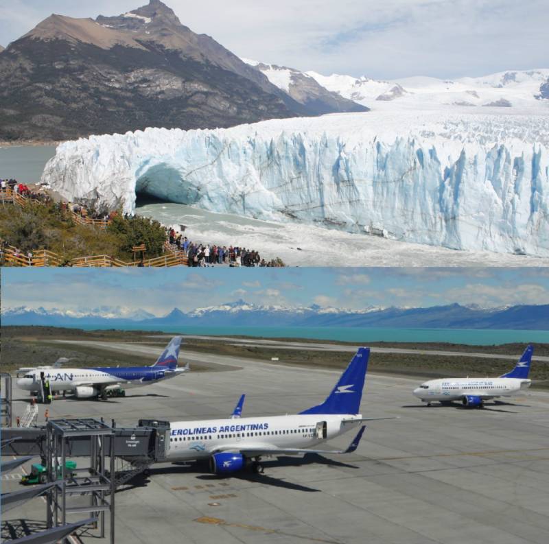 glaciar perito moreno frente