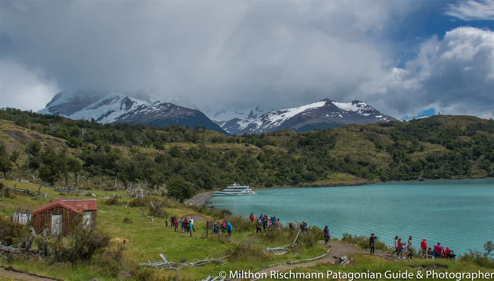Paisaje patagónico del Lago Argentino – Glaciares Gourmet