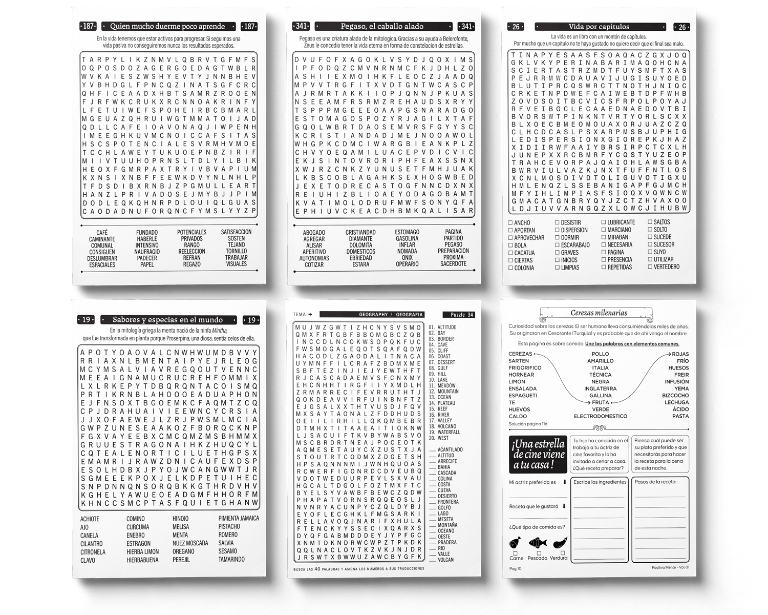 Paginas para imprimir del cuardenillo de sopas de letras gratis